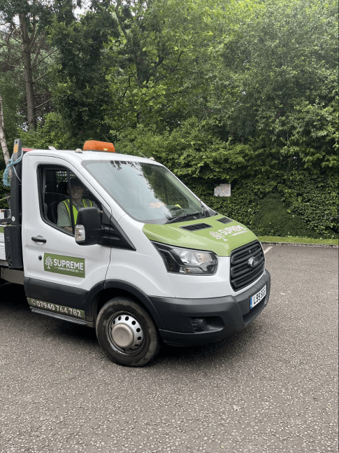 Supreme Garden Services van