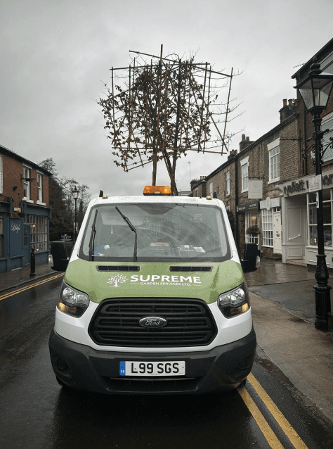 Supreme Garden Services van