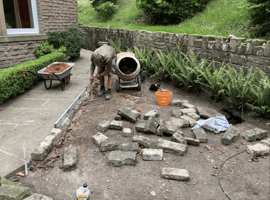 Paving and slabbing work in Greater Manchester