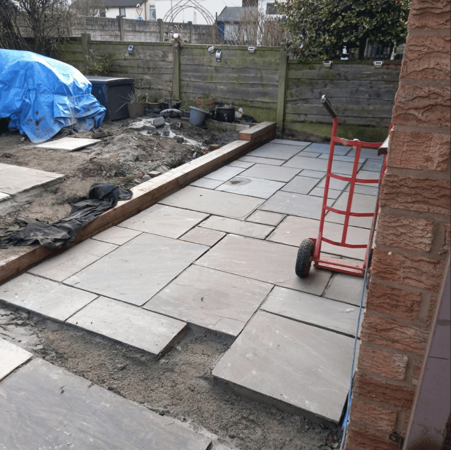 Paving and slabbing work in Greater Manchester