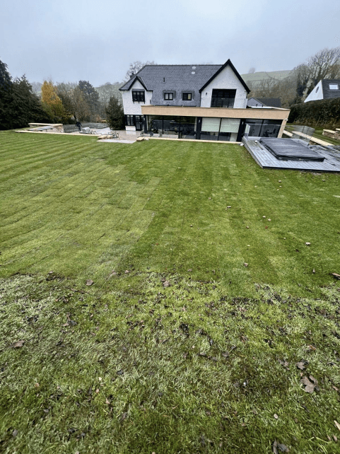 Turfing work in Greater Manchester