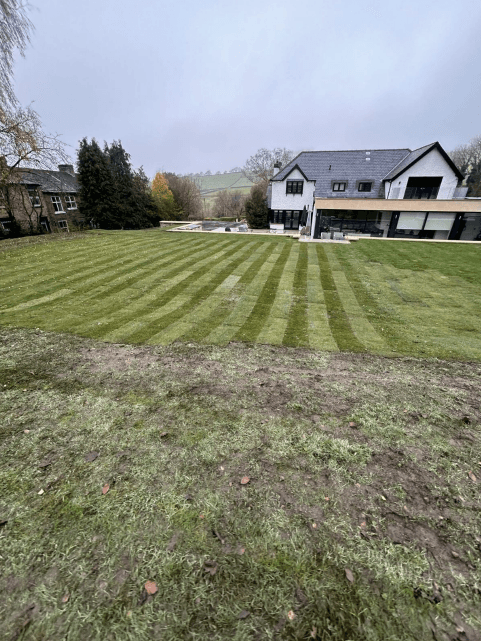 Turfing work in Greater Manchester