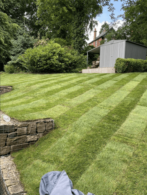 Turfing work in Greater Manchester