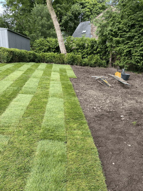 Turfing work in Greater Manchester